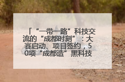 “一带一路”科技交流的“成都时刻”：大赛启动、项目签约，50项“成都造”黑科技吸引多国客商