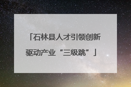 石林县人才引领创新驱动产业“三级跳”