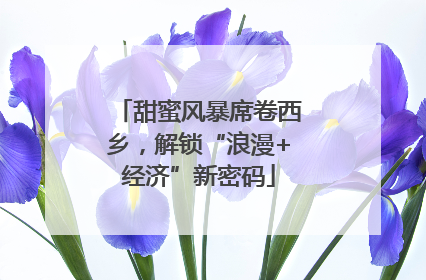 甜蜜风暴席卷西乡，解锁“浪漫+经济”新密码