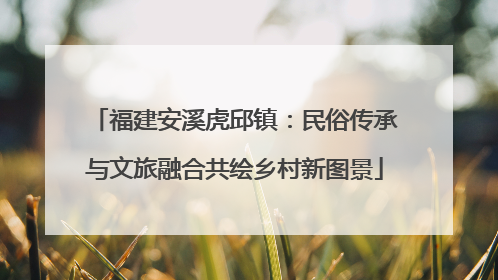 福建安溪虎邱镇：民俗传承与文旅融合共绘乡村新图景