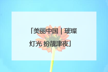 美丽中国｜璀璨灯光 扮靓津夜