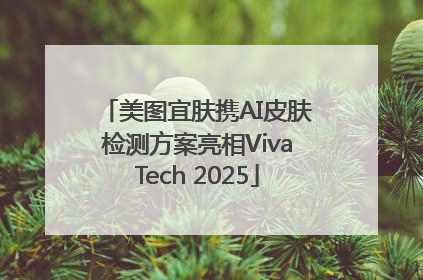 美图宜肤携AI皮肤检测方案亮相VivaTech 2025