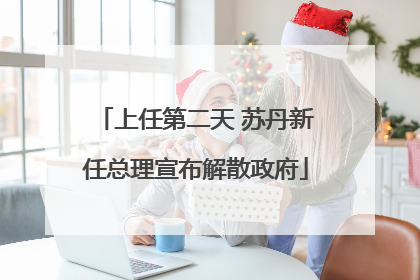 上任第二天 苏丹新任总理宣布解散政府