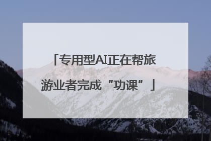 专用型AI正在帮旅游业者完成“功课”
