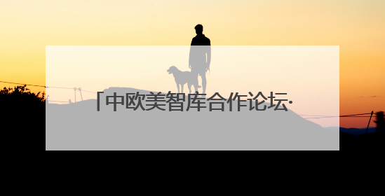 中欧美智库合作论坛·2025巴黎对话举行