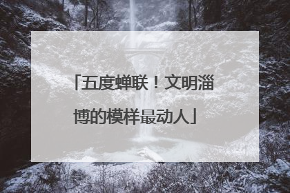 五度蝉联！文明淄博的模样最动人