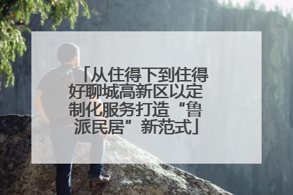 从住得下到住得好聊城高新区以定制化服务打造“鲁派民居”新范式