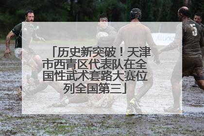 历史新突破！天津市西青区代表队在全国性武术套路大赛位列全国第三