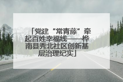 党建“常青藤”牵起百姓幸福线——桦南县秀北社区创新基层治理纪实