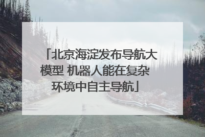 北京海淀发布导航大模型 机器人能在复杂环境中自主导航