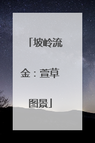 坡岭流金：萱草图景