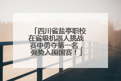 四川省盐亭职校在省级机器人挑战赛中勇夺第一名，强势入围国赛！