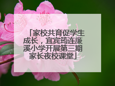 家校共育促学生成长，宜宾筠连廉溪小学开展第三期家长夜校课堂