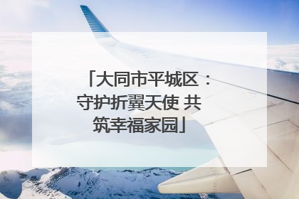 大同市平城区：守护折翼天使 共筑幸福家园