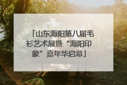 山东海阳第八届毛衫艺术展暨“海阳印象”嘉年华启幕