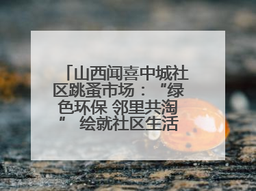 山西闻喜中城社区跳蚤市场：“绿色环保 邻里共淘” 绘就社区生活多彩画卷