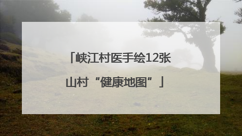峡江村医手绘12张山村“健康地图”