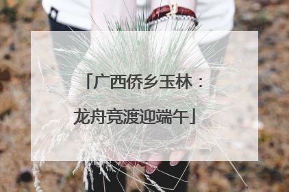 广西侨乡玉林：龙舟竞渡迎端午