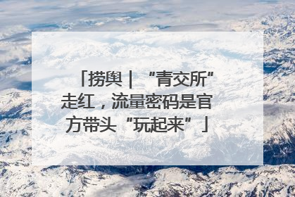 捞舆｜“青交所”走红，流量密码是官方带头“玩起来”