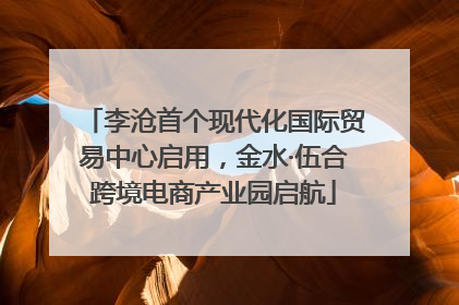 李沧首个现代化国际贸易中心启用，金水·伍合跨境电商产业园启航
