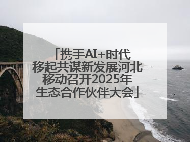 携手AI+时代 移起共谋新发展河北移动召开2025年生态合作伙伴大会