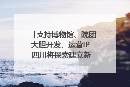 支持博物馆、院团大胆开发、运营IP 四川将探索建立新的收入分配激励机制｜新闻发布最前线