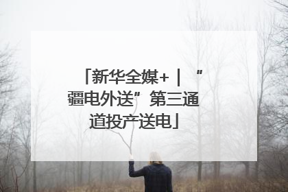 新华全媒+｜“疆电外送”第三通道投产送电