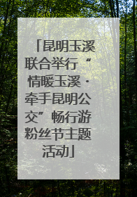 昆明玉溪联合举行“情暖玉溪・牵手昆明公交”畅行游粉丝节主题活动