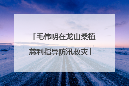 毛伟明在龙山桑植慈利指导防汛救灾