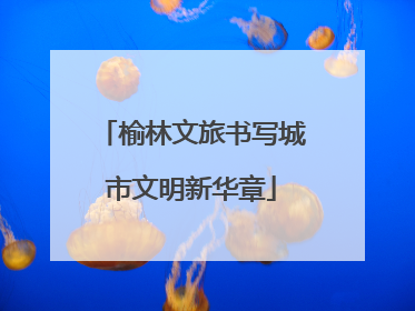 榆林文旅书写城市文明新华章