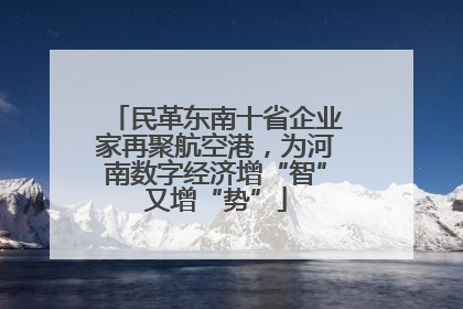 民革东南十省企业家再聚航空港，为河南数字经济增“智”又增“势”