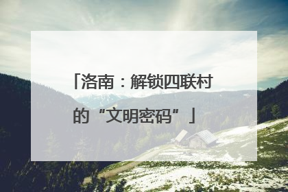 洛南：解锁四联村的“文明密码”