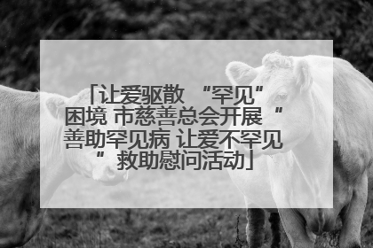 让爱驱散 “罕见” 困境 市慈善总会开展“善助罕见病 让爱不罕见”救助慰问活动