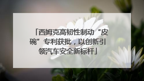 西姆克高韧性制动“皮碗”专利获批，以创新引领汽车安全新标杆