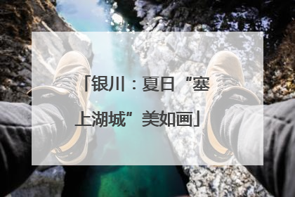 银川：夏日“塞上湖城”美如画