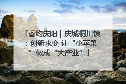 香约庆阳｜庆城桐川镇：创新求变 让“小苹果”做成“大产业”