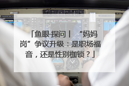 鱼眼·探问丨 “妈妈岗”争议升级：是职场福音，还是性别枷锁？