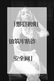 黟县碧阳镇筑牢防诈安全网