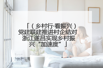 （乡村行·看振兴）党建联建推进村企结对 浙江遂昌实现乡村振兴“加速度”