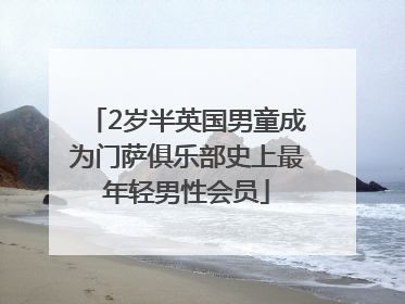 2岁半英国男童成为门萨俱乐部史上最年轻男性会员