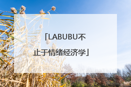 LABUBU不止于情绪经济学