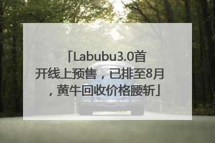 Labubu3.0首开线上预售，已排至8月，黄牛回收价格腰斩