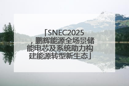SNEC2025，鹏辉能源全场景储能电芯及系统助力构建能源转型新生态